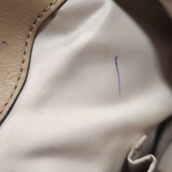 Coach Taupe Campbell Leather Belle Carryall Satchel Bag - Picture 10 of 16